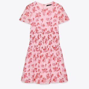 SHORT FLORAL PRINT DRESS